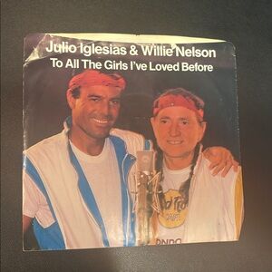 Vintage 45 RPM Record - To All The Girls I’ve Loved Before